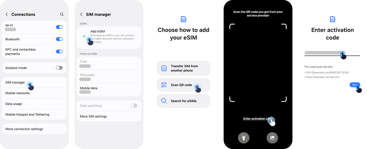 samsung esim installation guide